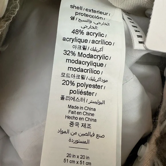 Pottery Barn faux fur pillow & insert - Picture 11 of 16